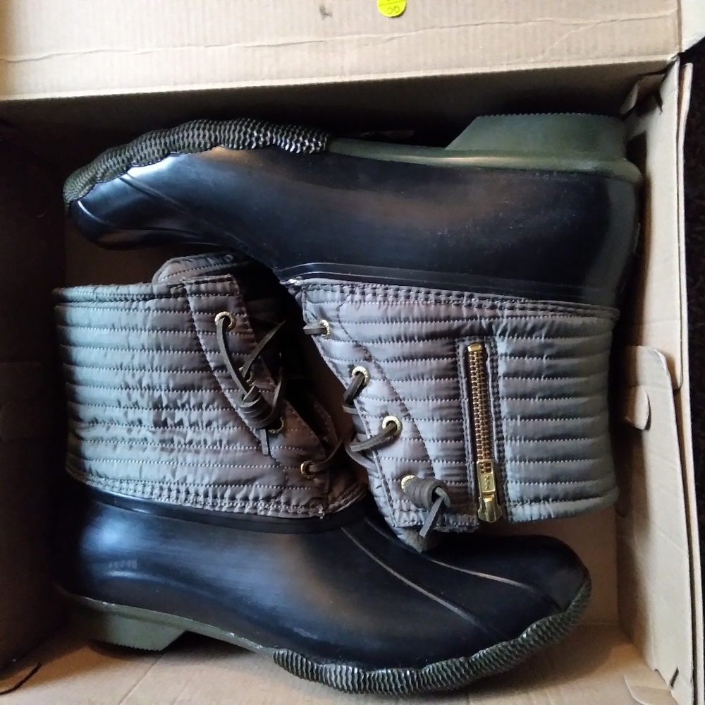 NIB Sperry boot Top Sider Saltwater puff duck boots size 11